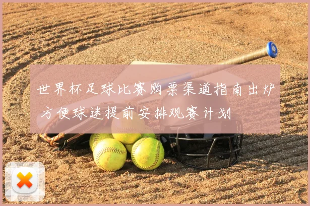 世界杯足球比赛购票渠道指南出炉 方便球迷提前安排观赛计划
