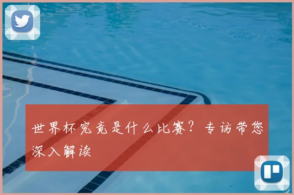 世界杯究竟是什么比赛?专访带您深入解读